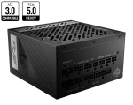 Toiteplokk MSI  Power Supply||1000 Watts|Efficiency 80 PLUS GOLD|PFC Active|MPGA1000GPCIE5