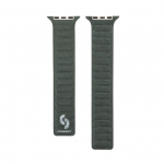 Rihm Connect Watch 42/44/45mm Fine woven twill magnetic chain Watch Straps Green