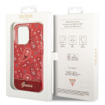 Tagakaaned Guess  Guess GUHCP14LHGBNHR iPhone 14 Pro 6.1" red/red hardcase Bandana Paisley