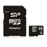 M&auml;lukaardid Silicon power 16 GB, MicroSDHC, Flash memory class 10, SD adapter