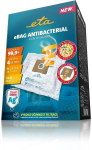 Tolmuimeja tarvik ETA Vacuum cleaner bags Antibacterial 960068020 Suitable for all , Gallet bagged vacuum cleaners and others (the list attached), Number of bags 5 + microfilter 155x145 mm