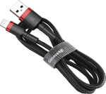 Kaabel Baseus Baseus Cafule CATKLF-B91 (USB 2.0 - USB type C ; 1m; black and red color)