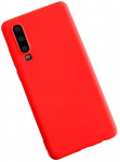 Tagakaaned Evelatus Huawei P30 Nano Silicone Case Soft Touch TPU Red