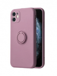 Tagakaaned iLike Apple IPHONE 14 PRO SILICONE RING Purple