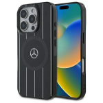 Tagakaaned Mercedes-Benz  Mercedes MB Double Layer Crossed Lines MagSafe iPhone 16 Pro Case - Black