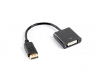 Laadija Lanberg Adapter Dual Link DisplayPort 1.2 to DVI-I | AD-0007-BK