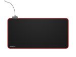 Arvutihiir Genesis Mouse Pad | Boron 500 XXL RGB | Mouse pad | 400 x 800 x 4 mm | Black