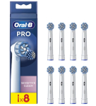 Hambahari Oral-B | Replaceable toothbrush heads | EB60X-8 Sensitive Clean Pro | Heads | For adults | Number of brush heads included 8 | White