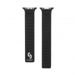 Rihm Connect Watch 42/44/45mm Fine woven twill magnetic chain Watch Straps Black