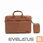 Kotid ja portfellid Forcell  FORCELL F-PROTECT URBAN STYLE Bag for Laptop 15,6" brown