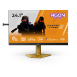 Monitorid AOC CS24A | 24 " | TN | FHD | 16:9 | 610 Hz | 0.5 ms | 1920 x 1080 pixels | 500 cd/m&sup2; | HDMI ports quantity 2 | Black/Orange