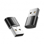 Kaabel Joyroom Joyroom adapter from USB Type C (female) to USB (male) 2 pcs. black (S-H152 Black)