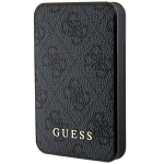 Muud kaubad Guess  Guess Powerbank 15W GUPB5LP4GEGK 5000mAh black/black 4G Leather Metal Logo