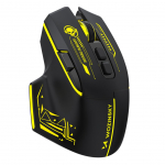 Muu Wozinsky Wozinsky WMGB-1181 Wireless Optical Gaming Mouse 3200 DPI with Built-in Battery and Backlight - Black and Yellow