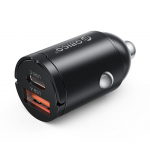 Adaptrid Orico  Orico MiniRing 30W USB-A + USB-C Car Charger - Black