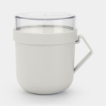 Kodu ja remondi jaoks brabantia  BRABANTIA Make & Take zupas kārba  0.6L  light grey 203848