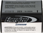 Aku Energizer  Litija baterija CRP2 (CR-P2  DL223A) 6V 1500mAh Energizer