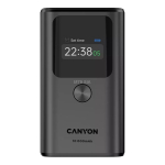 V&auml;line aku Canyon  CANYON power bank OnPower 130 TFT 10000 mAh PD30W Dark Grey