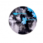 Universaalne telefonihoidja (Popsocket) iLike Universal Pop Holder Flower Blue