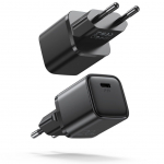 Adaptrid Joyroom  Joyroom fast wall charger USB Type C 20W Power Delivery Quick Charge 3.0 AFC black (L-P202)