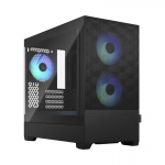 Arvuti korpus Fractal Design Pop Mini Air RGB  Black TG Clear Tint, mATX, Mini ITX, Power supply included No