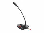 Muu arvutitarvik Genesis Gaming microphone Radium 100 USB 2.0, Black and red