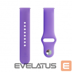 Rihm Evelatus Evelatus 22mm Silicone Loop Watch Straps (S/M 110mm) Deep Purple