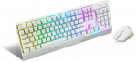 Arvuti klaviatuur MSI Vigor GK30 COMBO WHITE Keyboard and Mouse Set, Wired, Mouse included, US, White