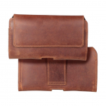 Universaal mobiiltasku OEM  Horizontal Leather Belt Phone Pouch for Umidigi Bison 2 Pro / GT2 Pro 5G / X10 Pro / 202, Doogee S98 / S96 Pro / S88 Pro / S58 Pro 6 / S40 Pro, Hammer Blade 5G / Iron 3 / Blade 3, CAT S53, Royal Crazy Horse, 3XL, Brown