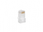 &Uuml;leminek Lanberg  | RJ45 Cat. 5/5e UTP Plug 8P8C, 20 pcs | Transparent