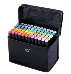 M&auml;nguasjad iLike Toy Super Set of 80pcs Color Markers with zipper carrying bag