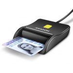 M&auml;lukaardid Axagon CARD READER FLAT SMARTCARD/USB2.0 1.3M CRE-SM3N