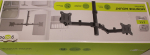 Teleri kinnitus Goobay  SALE OUT.  Dual Monitor Mount Flex, Black |  Dual Monitor Mount Flex | Swivel, Tilt, Rotation | 17-32 " | Maximum weight (capacity) 8 kg | DAMAGED PACKAGING | Black