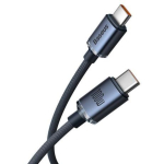 Kaabel Baseus Baseus Crystal Shine USB-C to USB-C 100W 1 2 m black