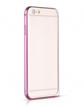 Tagakaaned Apple Apple iPhone 6 / 6S Blade Series Hippocampal Buckle Metal Bumper HI-T025 Pink