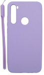 Tagakaaned Evelatus Xiaomi Xiaomi Redmi Note 8 / Redmi Note 8 2021 Soft Touch Silicone Case with Strap Purple