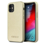 Tagakaaned Guess  Guess GUHCP12SIGLGO iPhone 12 mini 5.4" gold/gold hardcase Iridescent