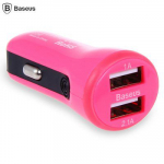 Autolaadijad Baseus Universal Tiny Car Charger CCALL-CR0R Pink