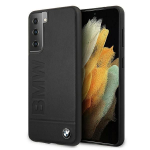 Tagakaaned BMW  BMW Signature Logo Imprint Case for Samsung Galaxy S21+ - Black