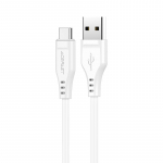 Kaabel Acefast  Acefast USB cable - USB Type C 1.2m, 3A white (C3-04 white)