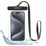 Muu Tech-Protect Tech-Protect UWC7 waterproof case universal for smartphones up to 6.9" - black