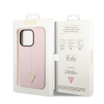 Tagakaaned Guess  Guess Silicone Triangle iPhone 14 Pro 6.1" Case - Purple