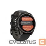 Nutikell Garmin  Fenix 8 Pro &ndash; 47 mm, AMOLED, Sapphire, Carbon grey DLC titanium with Black/pebble band
