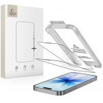 Kaitseklaasid Tech-Protect  Tech-Protect Quick Set+ 2-pack tempered glass for iPhone 17 - black