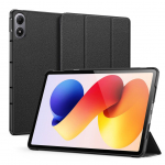 Kaaned Dux Ducis Xiaomi Redmi Pad 2 Pro Domo Series Tri-fold Stand PU Leather Tablet Cover Black