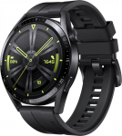 Nutikell Huawei Watch GT 3 46mm With Black Sport Strap Black