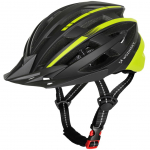 Jalgratta tarvik Wozinsky  Wozinsky MTB Bike Helmet with Removable Visor and Rear USB Light L - Black and Yellow