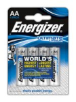 Aku Energizer ENERGIZER Ultimate Lithium AAA L92 1.5V 4 pcs