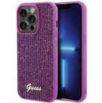 Tagakaaned Guess Apple iPhone 15 Pro Max HC PU DISCO SCRIPT METAL Purple