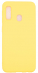 Tagakaaned Evelatus Samsung A20e Soft Touch Silicone Case with Strap Yellow